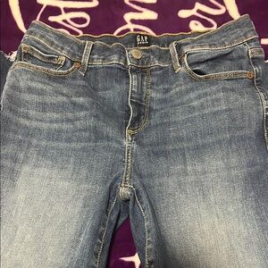 GAP Blue High Rise Jeans with Classic Medium Wash